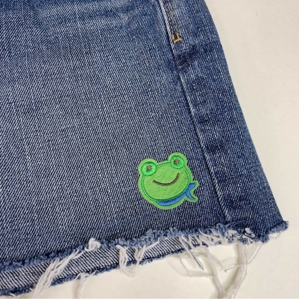 NWT BDG Urban Outfitters Embroidered Low Rise Boyfriend Shorts Size 24 - Picture 15 of 16